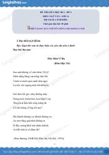 Đề thi giữa kì 1 Văn 11 Cánh diều - Đề số 2